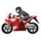 Motorcycle emoji on Samsung